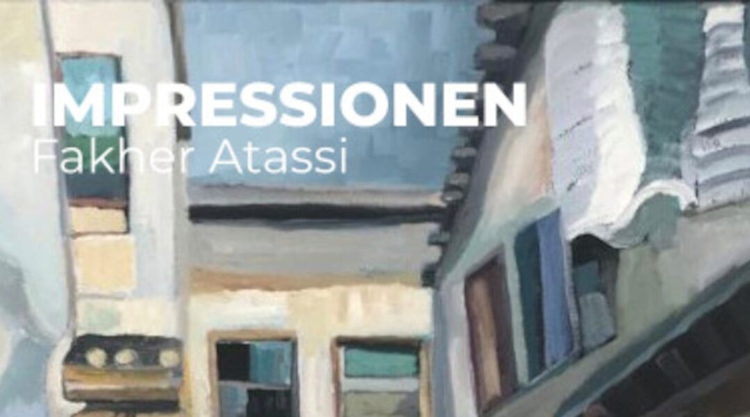 Einladung zur Ausstellung des Künstlers Fakhri Atassi